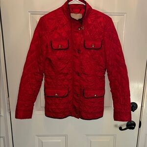 Banana Republic Red Jacket with Black Accents
